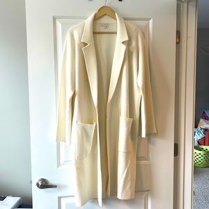 Jcrew long sweater jacket